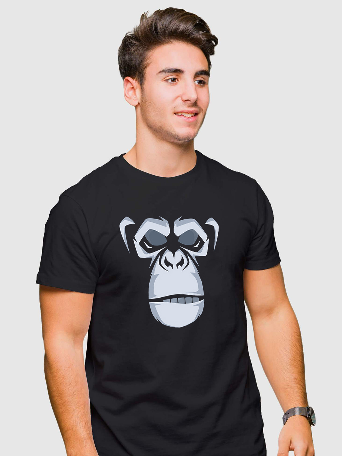 Kapdewala Ape Half Sleeves Graphic T-shirt